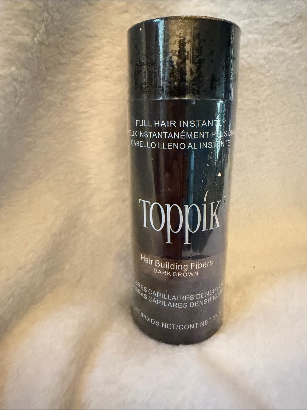 New Toppik Hair Fibers Dark Brown 27.g / .97oz